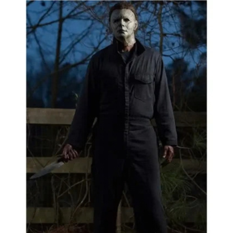 Michael-Myers-Halloween-Costume-Front-350x425 Michael Myers Halloween Jumpsuit Costume - Image 1