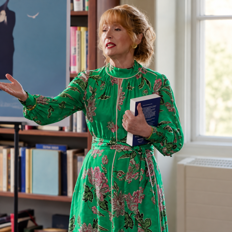 Susan-ryeland-marble-hall-murder-sseason-1-floral-print-maxi-dress Susan Ryeland Marble Hall Murder sseason-1 Floral Print Maxi Dress - Image 1