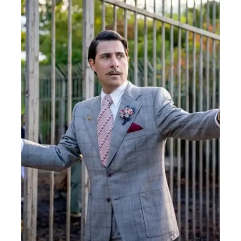 The-Hunger-Games-The-Ballad-Of-Songbirds-amp-Snakes-Lucretius-Lucky-Grey-Blazer-left-350x425 The Hunger Games : The Ballad Of Songbirds & Snakes Lucretius Lucky Grey Blazer - Image 1