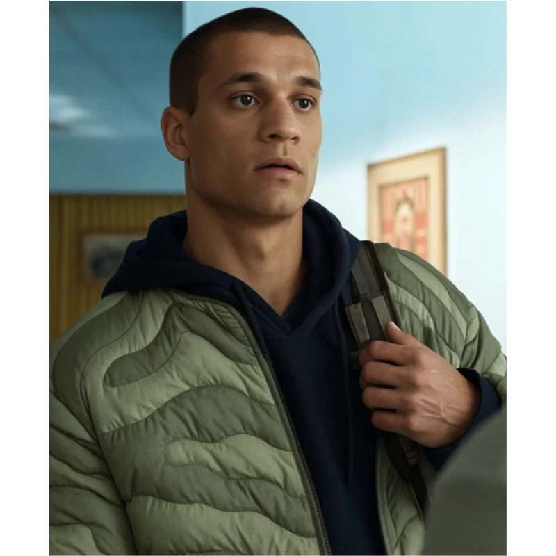 Tyriq-Withers-Him-Puffer-Quilted-Jacket-closeup Tyriq Withers Him Puffer Quilted Jacket - Image 1