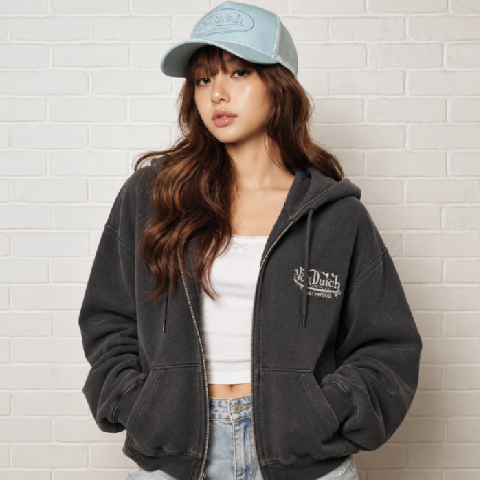 Lisa Blackpink Jacket | Hooded Fall Style | Ensured Fashion